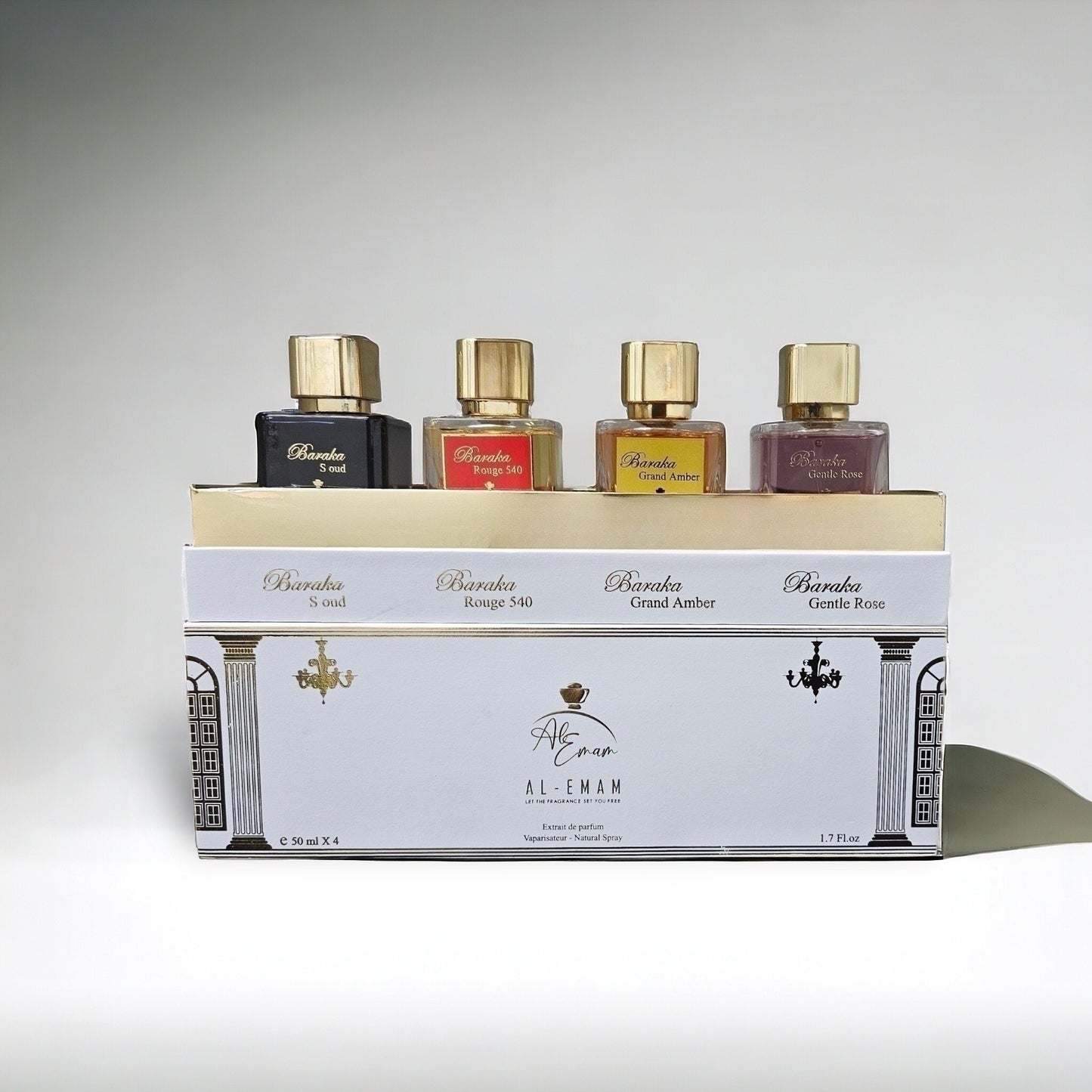 Al-Emam White 4 Piece Perfume Gift Set (4 x 50ml Extrait de Parfum)