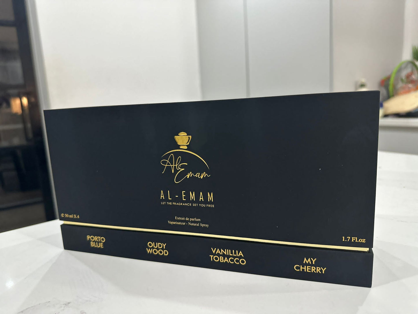 Al-Emam Black 4 Piece Perfume Gift Set (4 x 50ml Extrait de Parfum)