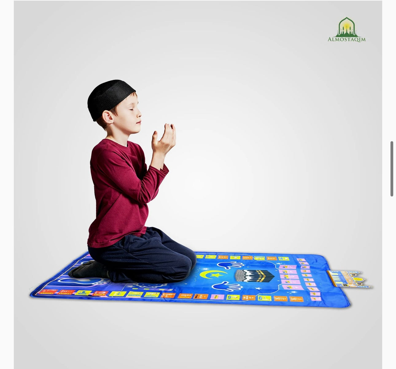 Blue Kids interactive Educational Paryer Salah Mat